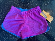 Champion Girls Active Performance reversible shorts size 6-6x NWT