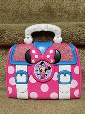 Disney Minnie Mouse Toy Medical Doctor s Bag Plastic Pink Case Only 6 X 8