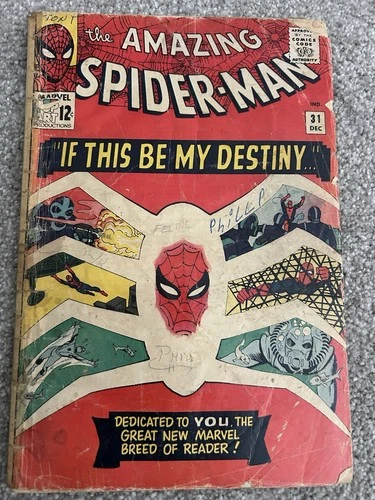 Amazing Spider-Man #31 1st Gwen Stacy Harry Osborn Low Grade Complete Marvel