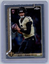 2025 Topps Chrome #398 Tyler Shough Rookie Card. rookie card picture