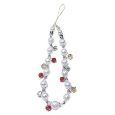 Sparkling Acrylic Charm Lanyard Phone Chain Elegant Pendant For Purse and Mobile