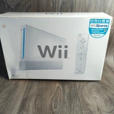 Original Nintendo Wii Sports White Console EMPTY BOX ONLY No Trays Fair Conditio