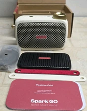 Positive Grid Spark GO Guitar Combo Amplifier, 5W, Pearl Bluetooth Speaker 