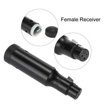 Rechargeable 2.4G ISM DMX512 Wireless Receiver 3 Pin Female For PAR Light
