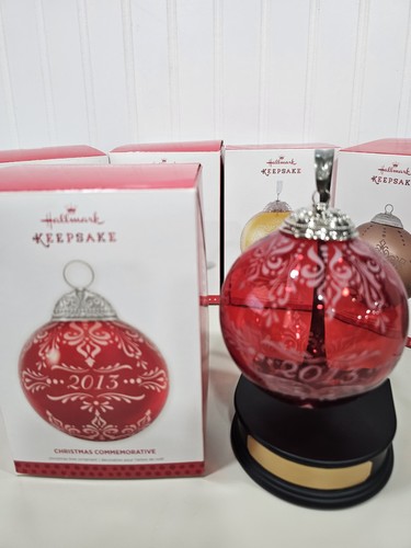 Christmas Commemorative Lot All 6 in Series 2013to18 Hallmark Keepsake Ornament - Picture 15 of 15