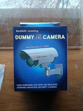 Realistic, Looking Dummy, Camera, Silver Color FREE SHIPPING 