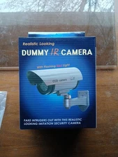 Realistic, Looking Dummy, Camera, Silver Color (FREE SHIPPING)