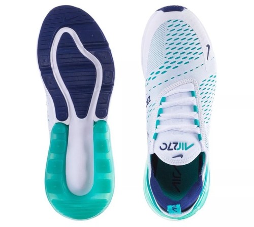 Nike Air Max 270 Running Mens Sizes White Hyper Jade Deep Royal CI2451-100 NBY - Picture 4 of 8