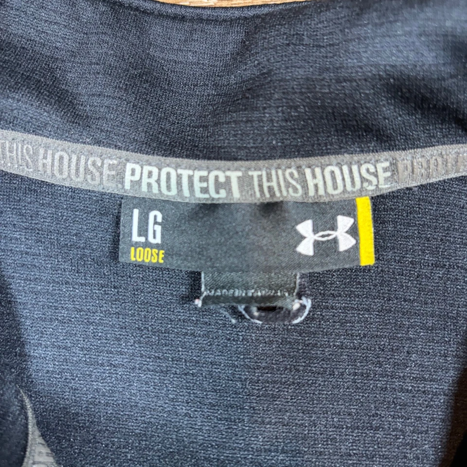 Under Armour Pullover Men's L South Carolina Gamecocks Loose Fit Black Red - Image 4 of 4