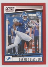 2022 Score Rookies Red Derrick Deese Jr #376 1a7j