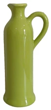 Home Essentials Chartreuse Ceramic Pitcher Jug Vase 10" Tall