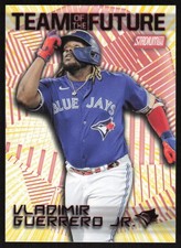 2022 Stadium Club Team of the Future Red Vladimir Guerrero Jr Toronto Blue Jays