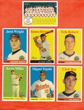 2007 Topps Heritage Baltimore Orioles Master Team Set! SPs! Variations!