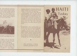 Mr Fancy Cancel Haiti Today Nat Council Protestant Episcopal Church Brochure #13