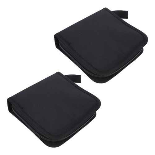 2 Pcs De CD Organisateur Support Boîtier Stockage Supports Pour La Maison