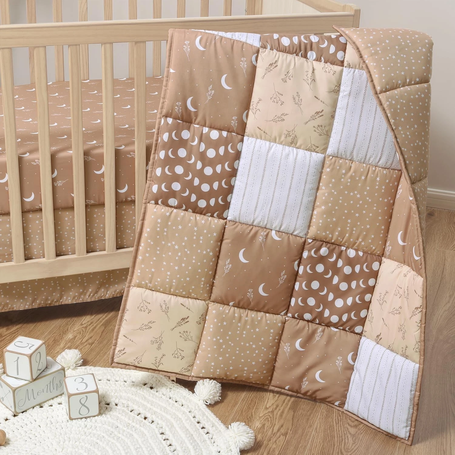 3 Piece Baby Crib Bedding Set for Boys & Girls - Newborn, Infant & Nursery Be...