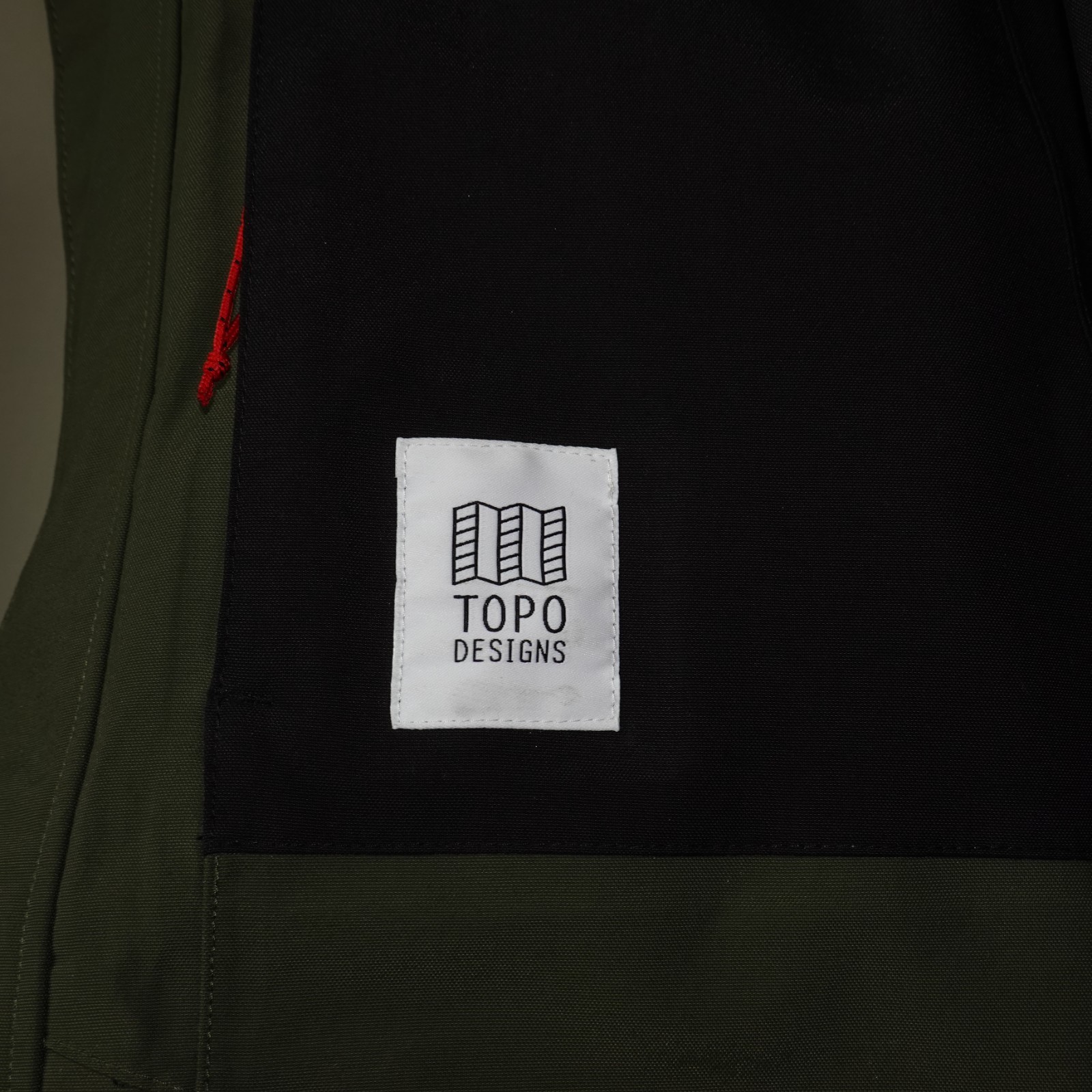 Topo Designs Men's Mountain Park | S | Olive / Black image 3