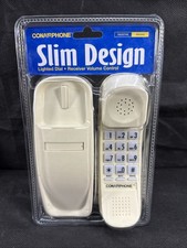 NEW Conair Phone Slim Design Lighted Dial Desk Mount Phone Beige - SW207 AS