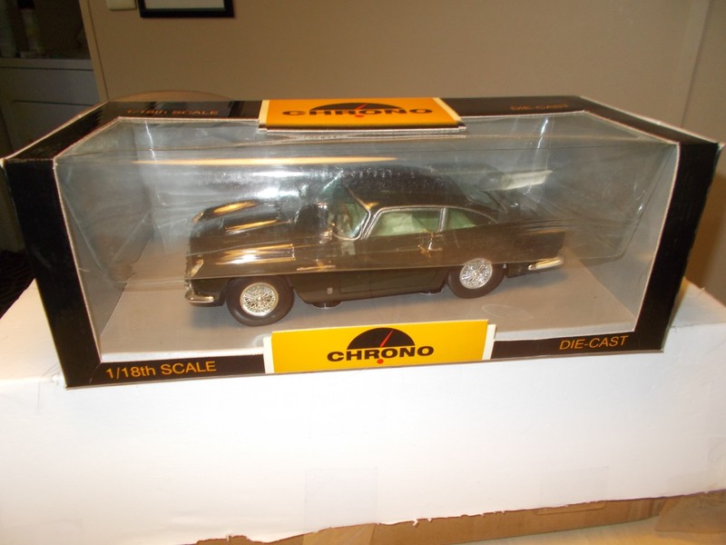 CHRONO NEW 1963 ASTON MARTIN DB5 AQUA VERRA GREEN 1/18 SCALE