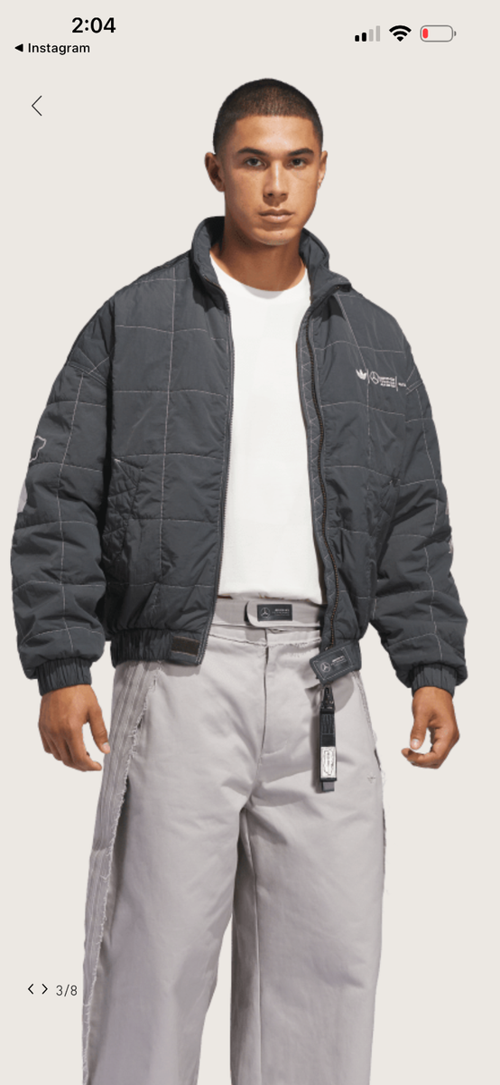 Adidas para Bad Bunny x Mercedes-AMG F1 Racing Jacket Grey L | eBay