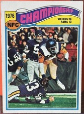 1977 Topps - Minnesota Vikings, Los Angeles Rams #527
