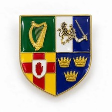 Four Provinces of Ireland Coat of Arms Enamel Lapel Pin