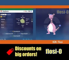 6IV Shiny Ampharos Pokemon Legends ZA (Legends Z-A)