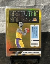 2023-24 Panini NBA Hoops - Arriving Now #10 Jalen Hood-Schifino Gold  (RC)