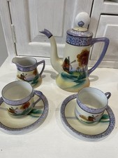 Japanese Retro China Part Tea Set By Chikaramachi