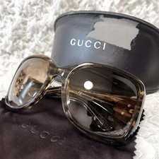 Gucci GG2938 Sunglasses Interlocking G Gold and Brown Woody-Style Butterfly