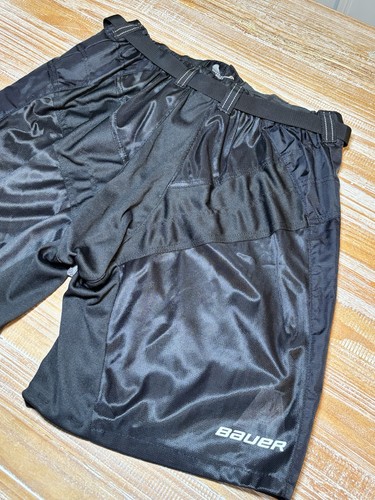 Pantaloncini Bauer Ice Hockey Shell Cover Atlanta Fire Uomo M Nero Nuovi con etichette - Foto 7 di 18