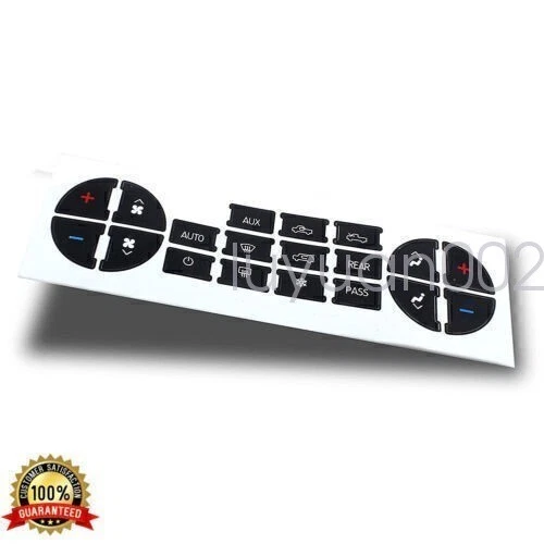 A/C Climate Control Dash Button Repair Decal For GMC Buick Chevrolet Tahoe Yukon - Imagem 3 de 4
