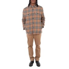 Burberry Archive Beige Vintage Check Wool Cotton Overshirt
