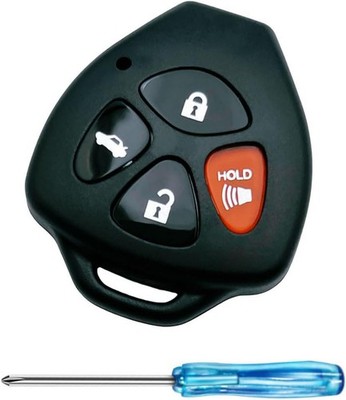 Replacement Smart Keyless Entry Remote Control Key Fob Case Cover for Toyota Ava