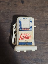 Vintage Marx Hi-Test Service Center Fuel Pump Plastic Gas Station Toy Accessory