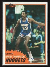 1981-82 Topps #12 David Thompson - EX/NM Set Break!