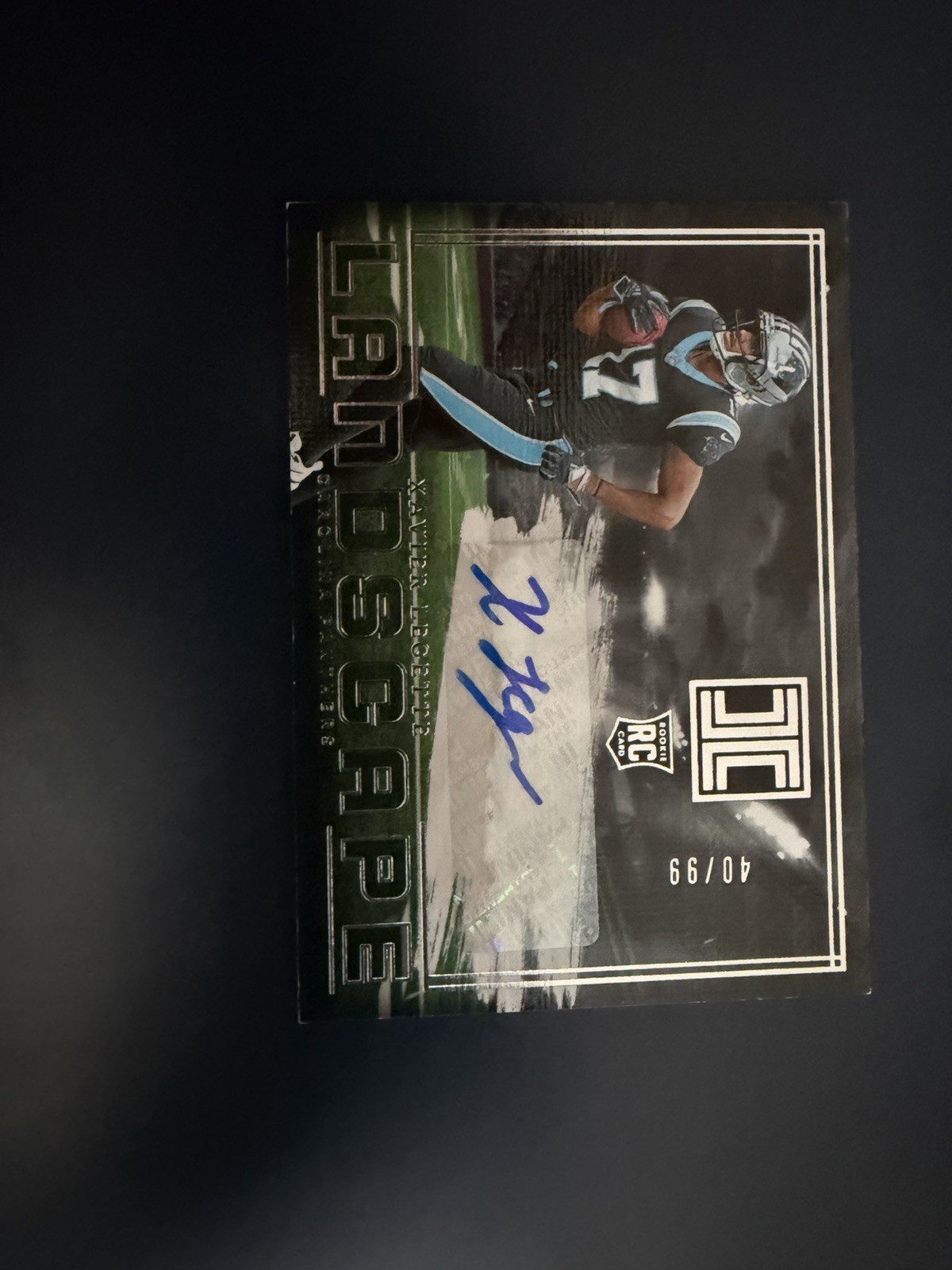 Xavier Legette Panini Impeccable Rookie Landscape Autographs #RLAXLE Base