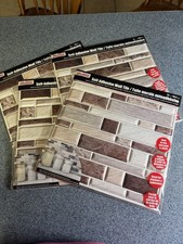 Self Adhesive Wall Tile Peel and Stick 10x10in 4 Sheets