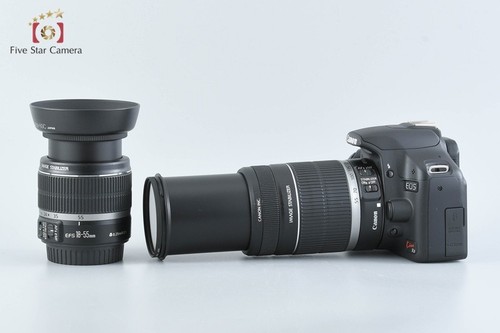 "Count 348" Canon EOS Kiss X3 / Rebel T1i / 500D 15.1MP 18-55 55-250 Lens w/ Box - Picture 6 of 18