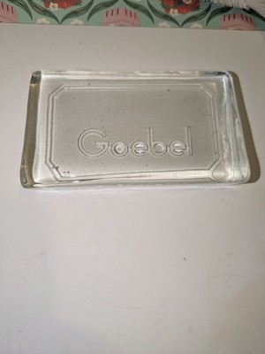 Goebel Crystal Store Display/Paperweight