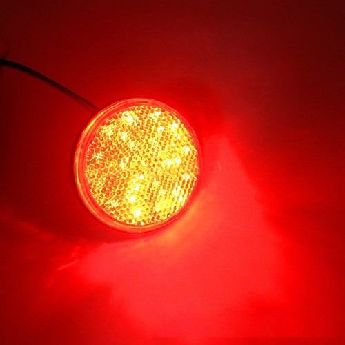 Practical Brake Light Tail Stop Red Reflectors 12 V 24 LED Accessories - Picture 10 of 10
