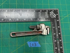 Vintage 6" Heavy Duty Drop Forged Jaws Pipe Wrench HI-Test Deluxe, Made In Japan