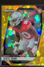 2025 Panini Prizm Draft Picks - Denzel Burke #79 Gold Ice Prizm (RC)