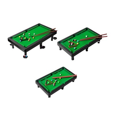 Mini Tabletop Pool Set Familie Tisch Freunde Reise Spielzimmer Billard Spiel