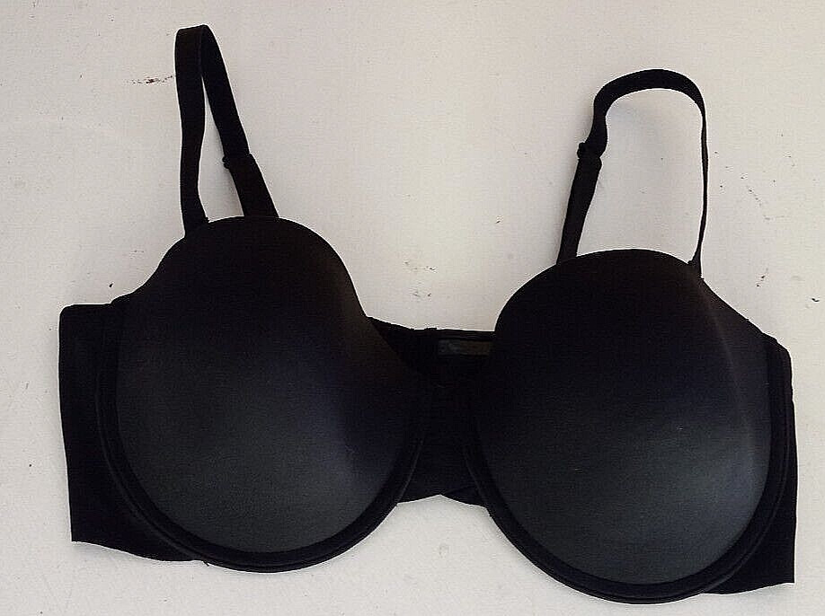 Assets by SPANX nylon blend solid black underwire… - image 1