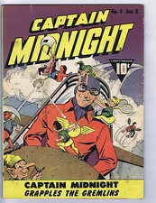 Captain Midnight #4 Fawcett Pub 1943