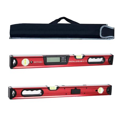 24 inch Digital Magnetic Level Digital Smart Torpedo Level Tool ElectronicLev...