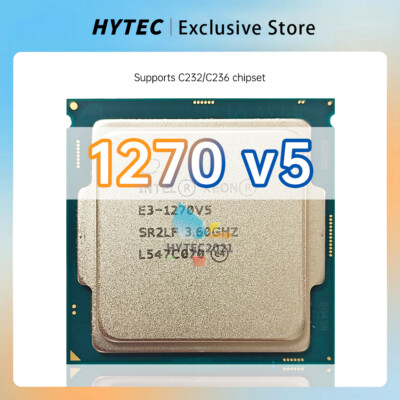 Intel Xeon E3-1270 v5 SR2CP SR2LF 3.6GHz 4Cores 80W LGA1151 CPU for C232/C236