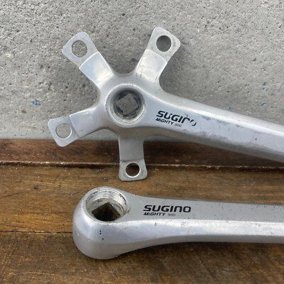 Sugino Mighty 900 Crank Set 94 BCD 58 TRIPLE 175 BCD Vintage