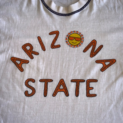 70s VINTAGE ARIZONA STATE UNIVERSITY ASU T-SHIRT SZ S